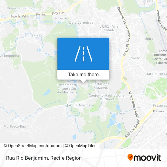 Rua Rio Benjamim map