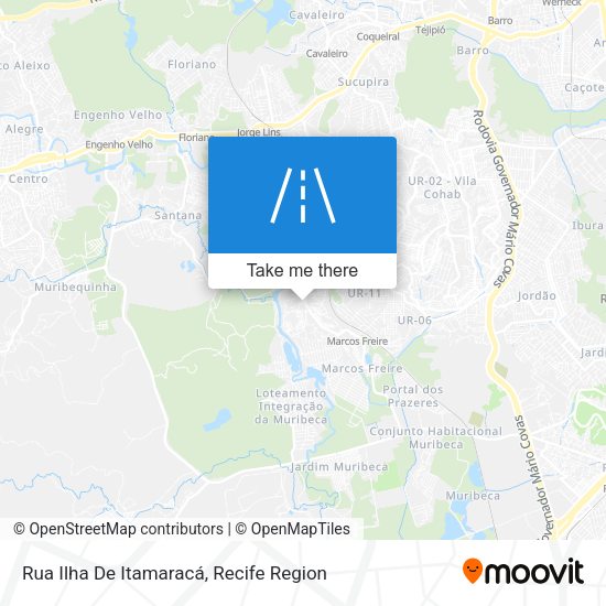 Rua Ilha De Itamaracá map
