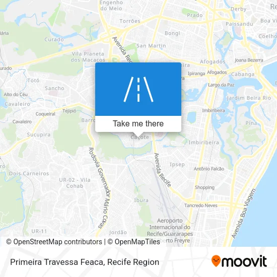 Primeira Travessa Feaca map