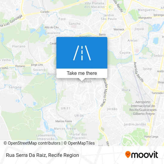 Rua Serra Da Raiz map
