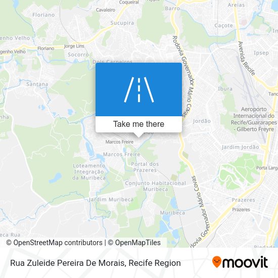Rua Zuleide Pereira De Morais map