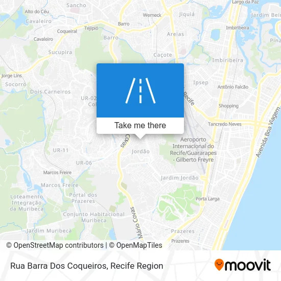 Rua Barra Dos Coqueiros map