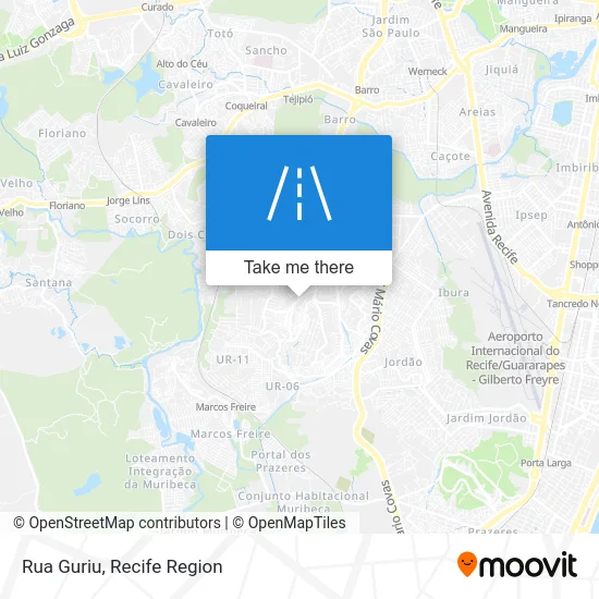 Rua Guriu map