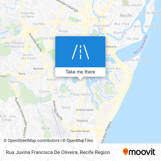 Rua Juvina Francisca De Oliveira map