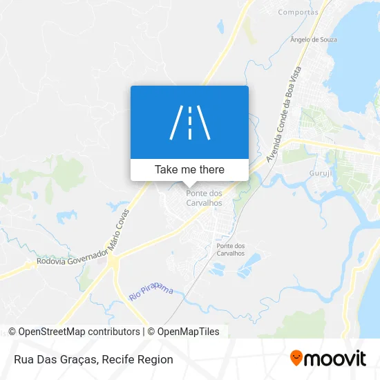 Rua Das Graças map