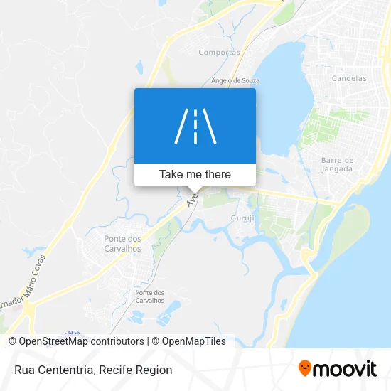 Rua Cententria map