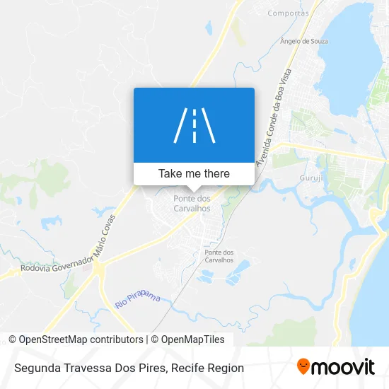 Segunda Travessa Dos Pires map