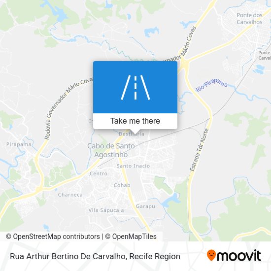 Rua Arthur Bertino De Carvalho map