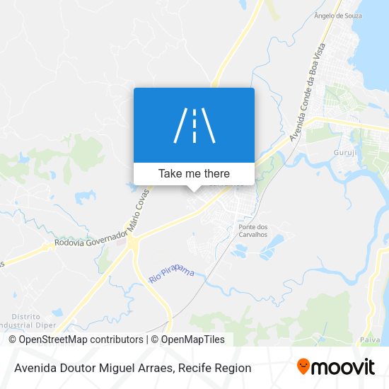 Avenida Doutor Miguel Arraes map