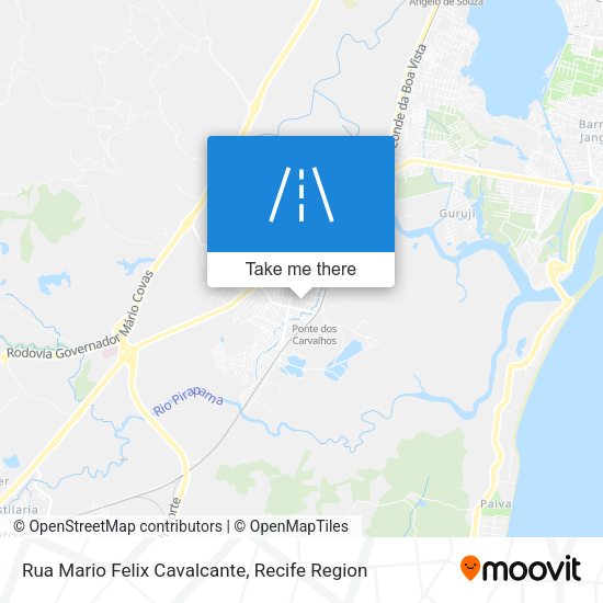Rua Mario Felix Cavalcante map
