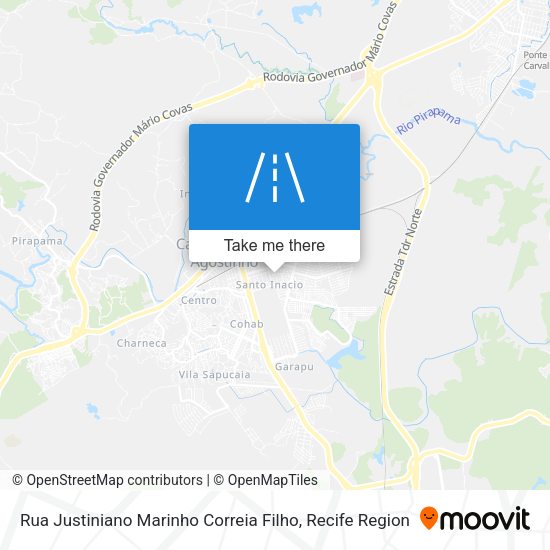 Rua Justiniano Marinho Correia Filho map