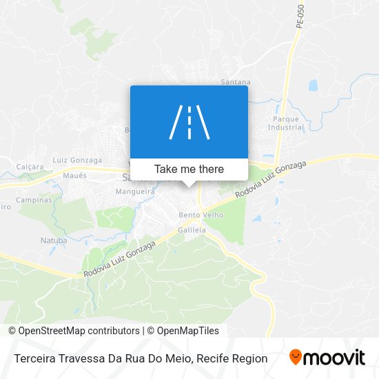 Terceira Travessa Da Rua Do Meio map