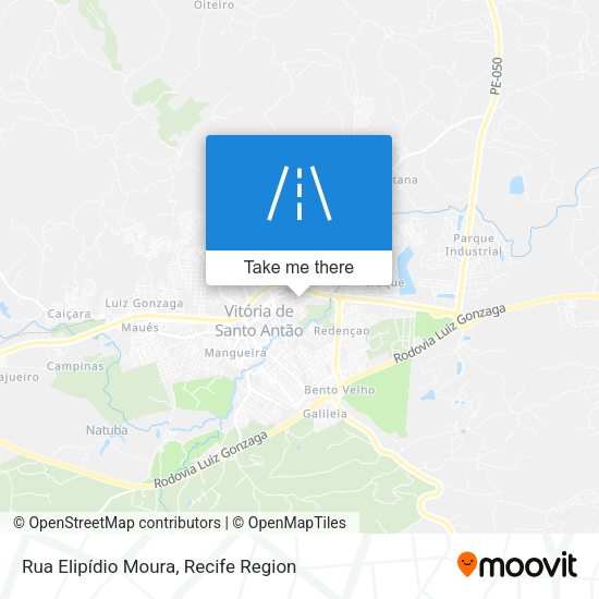 Rua Elipídio Moura map