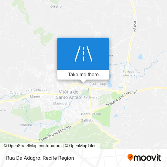 Rua Da Adagro map