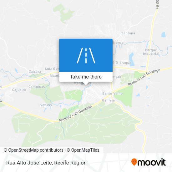 Rua Alto José Leite map