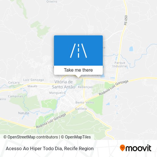 Acesso Ao Hiper Todo Dia map