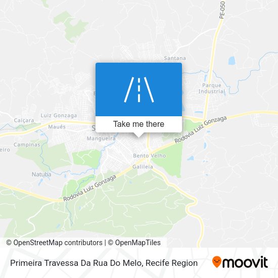 Primeira Travessa Da Rua Do Melo map