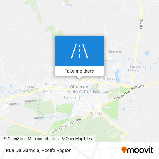 Rua Da Gamela map