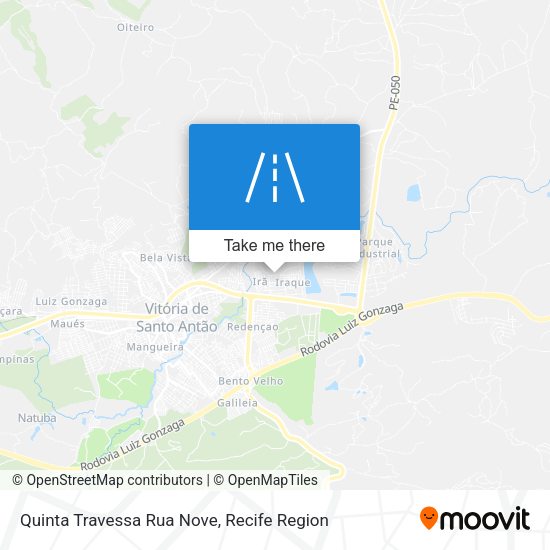 Quinta Travessa Rua Nove map