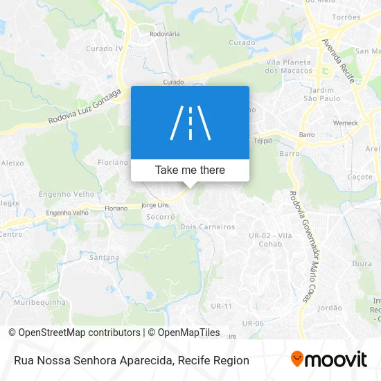 Rua Nossa Senhora Aparecida map