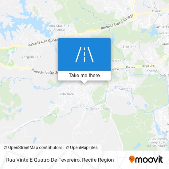 Rua Vinte E Quatro De Fevereiro map