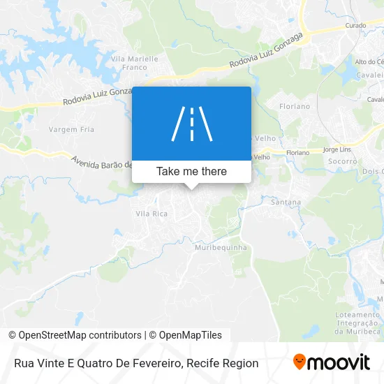 Rua Vinte E Quatro De Fevereiro map