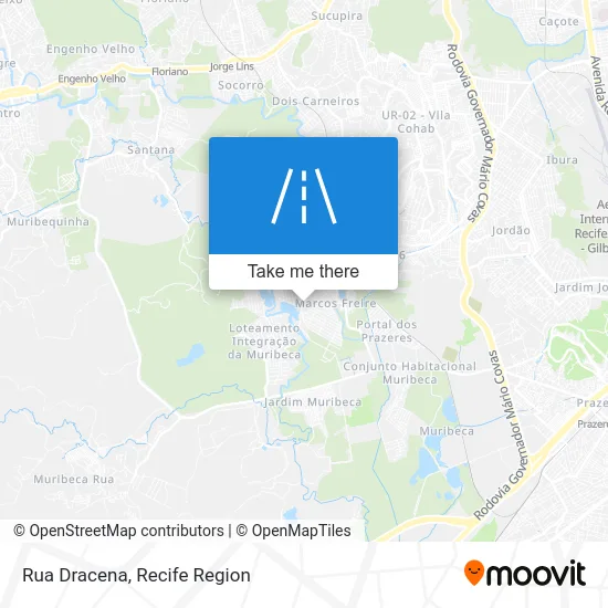 Rua Dracena map