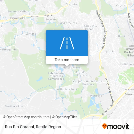 Rua Rio Caracol map