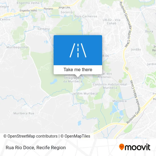 Rua Rio Doce map
