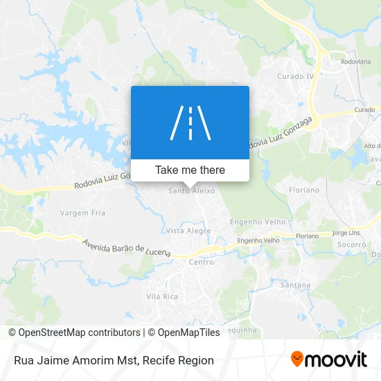 Rua Jaime Amorim Mst map