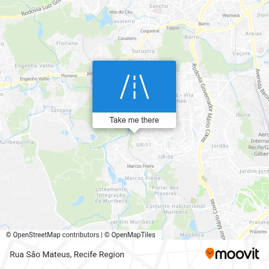 Rua São Mateus map