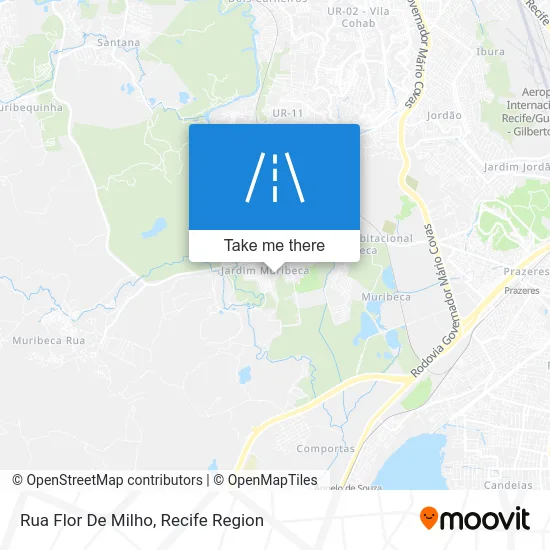 Rua Flor De Milho map