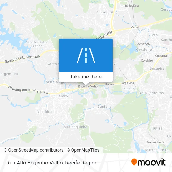 Rua Alto Engenho Velho map