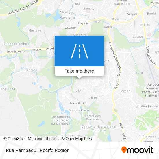 Rua Rambaqui map