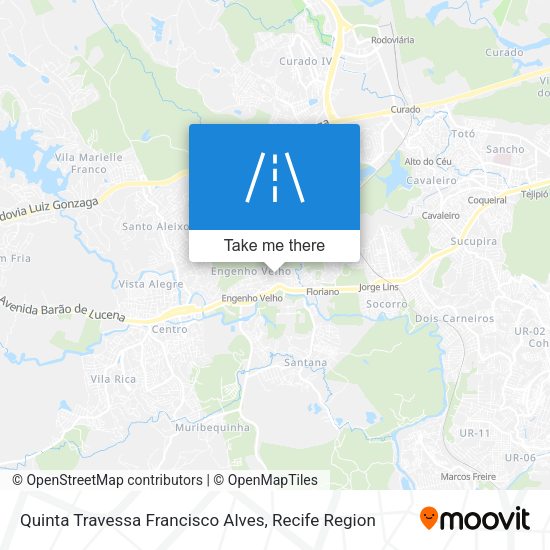 Quinta Travessa Francisco Alves map