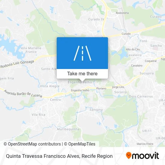 Quinta Travessa Francisco Alves map