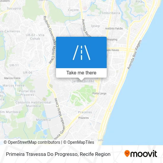 Primeira Travessa Do Progresso map