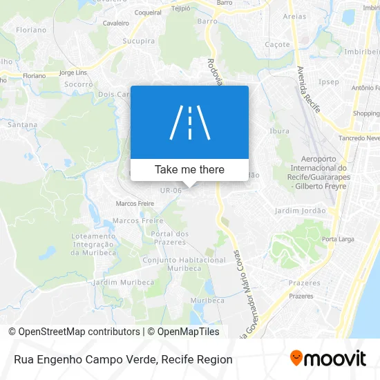 Rua Engenho Campo Verde map