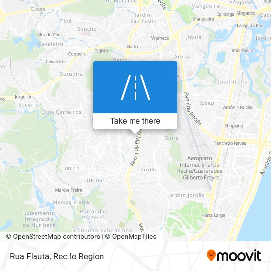 Rua Flauta map