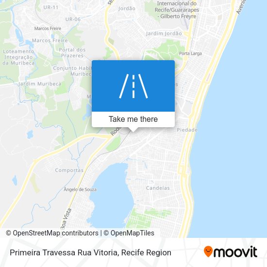 Primeira Travessa Rua Vitoria map