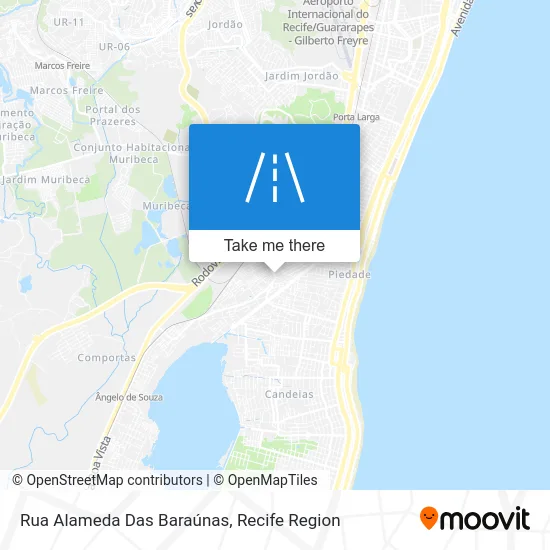 Rua Alameda Das Baraúnas map