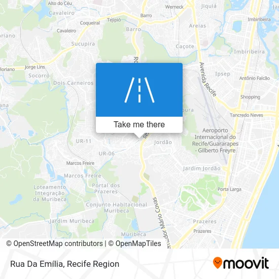 Rua Da Emília map