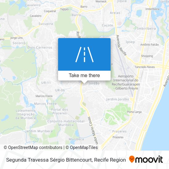 Segunda Travessa Sérgio Bittencourt map