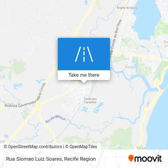 Rua Slomao Luiz Soares map