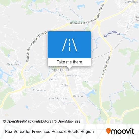 Rua Vereador Francisco Pessoa map