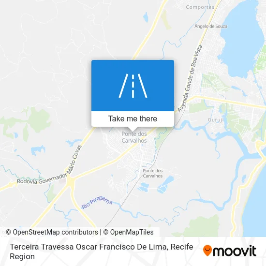 Terceira Travessa Oscar Francisco De Lima map