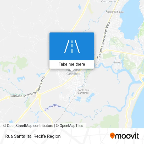 Rua Santa Ita map