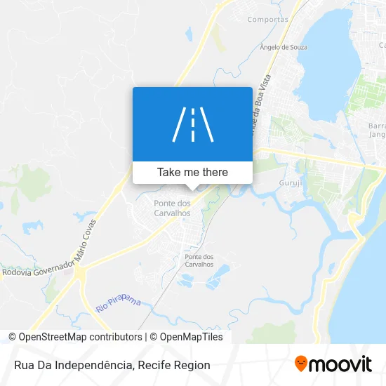 Rua Da Independência map