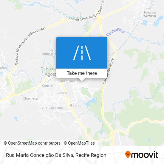 Rua Maria Conceição Da Silva map
