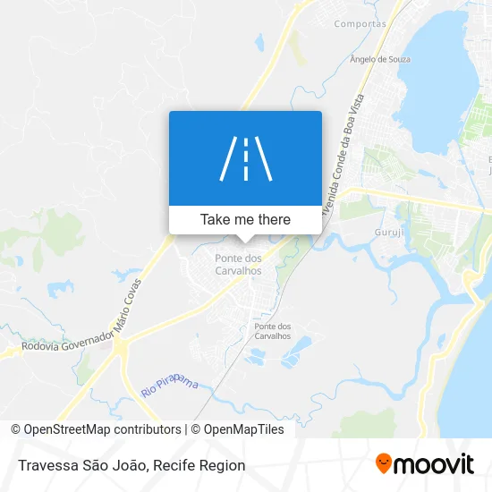 Travessa São João map